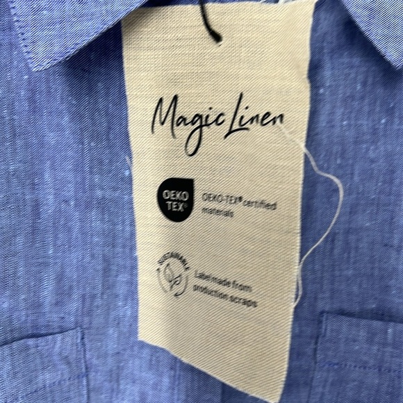 Magic linen NWT women’s small button down shirt - Picture 3 of 7